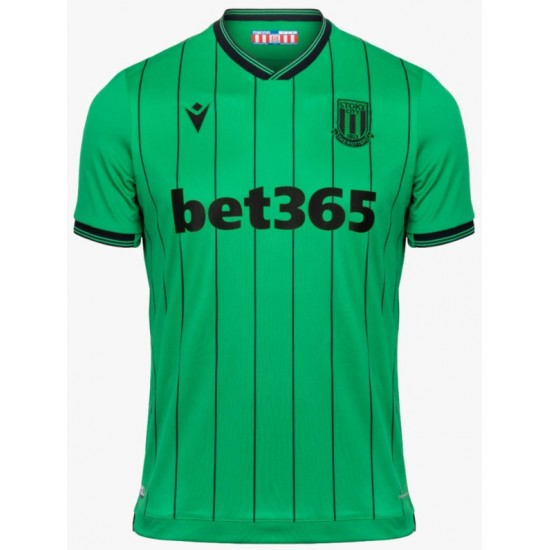 Camisola Stoke City Equipamento Segundo 2021-2022 Manga Curta